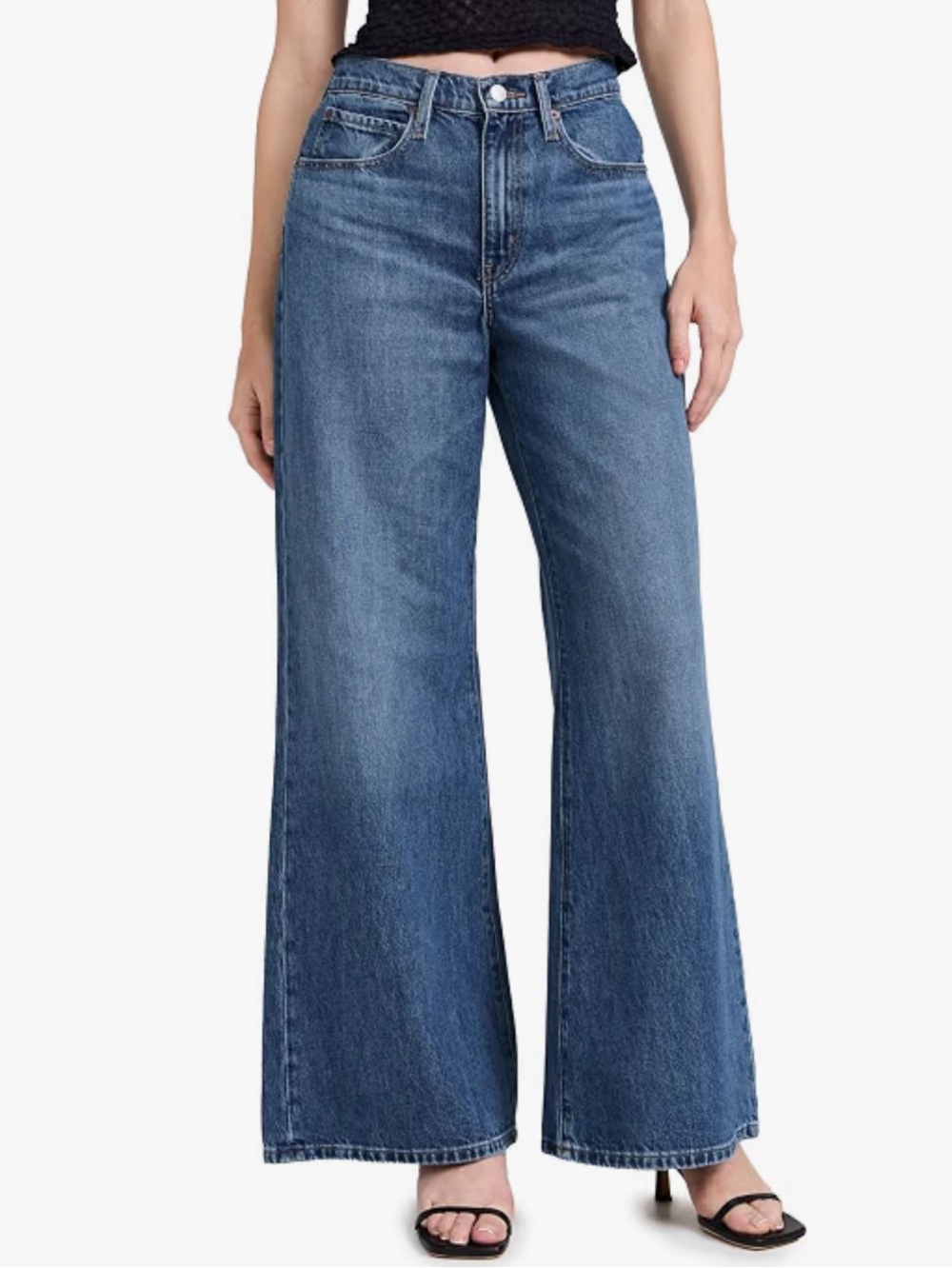 FRAME Easy Wide Flare Jeans Size 29
